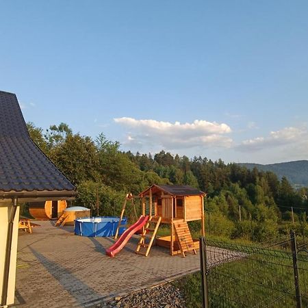 Sarnie Wzgorze Sucha Beskidzka Sauna Jacuzzi Kukow Exterior foto