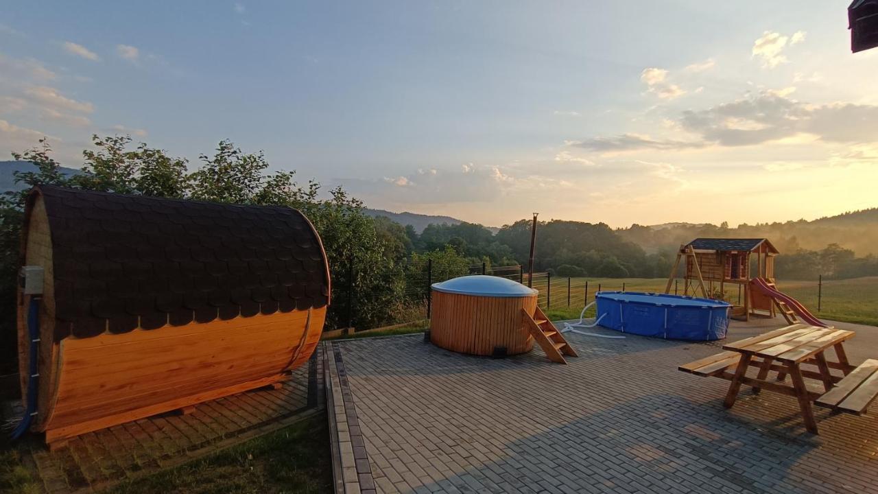 Sarnie Wzgorze Sucha Beskidzka Sauna Jacuzzi Kukow Exterior foto
